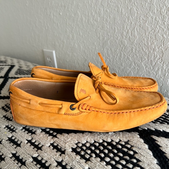 Tods Mens Suede Loafers - Picture 4 of 5